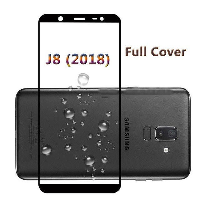 Set 2 kính dán cường lực 9H bảo vệ màn hình dành cho Samsung J8 2018 kèm phụ kiện