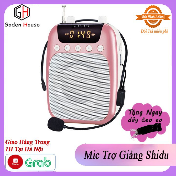 Mic trợ giảng không dây Goden House chuyên nghiệp, mic và loa trợ giảng tiện lợi cho giáo viên,hướng dẫn viên