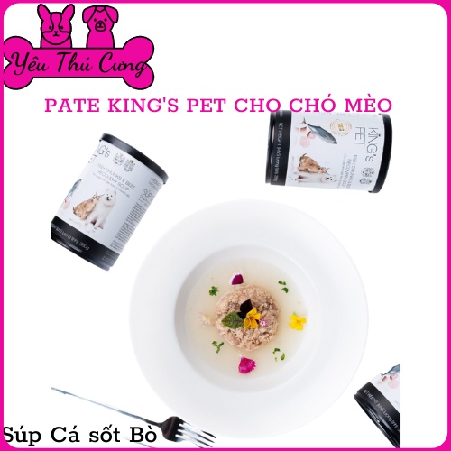 Pate King's Pet cho Chó Mèo- 6 vị.....YEUTHUCUNGDAKNONG