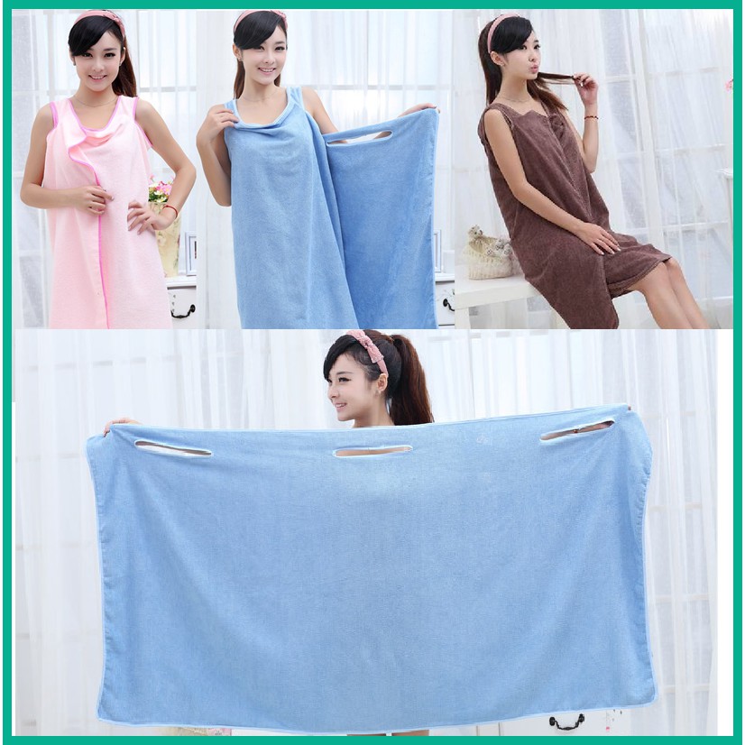 Khăn tắm cotton dạng váy 155 x 80cm