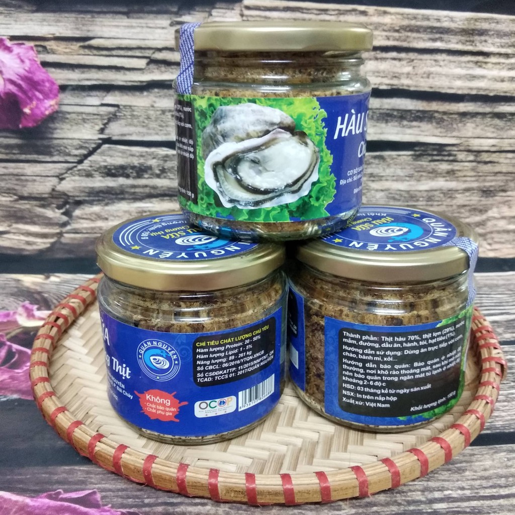 Hàu sữa chưng thịt Quân Nguyên Quảng Ninh (ruốc hàu) 150gr | BigBuy360 - bigbuy360.vn