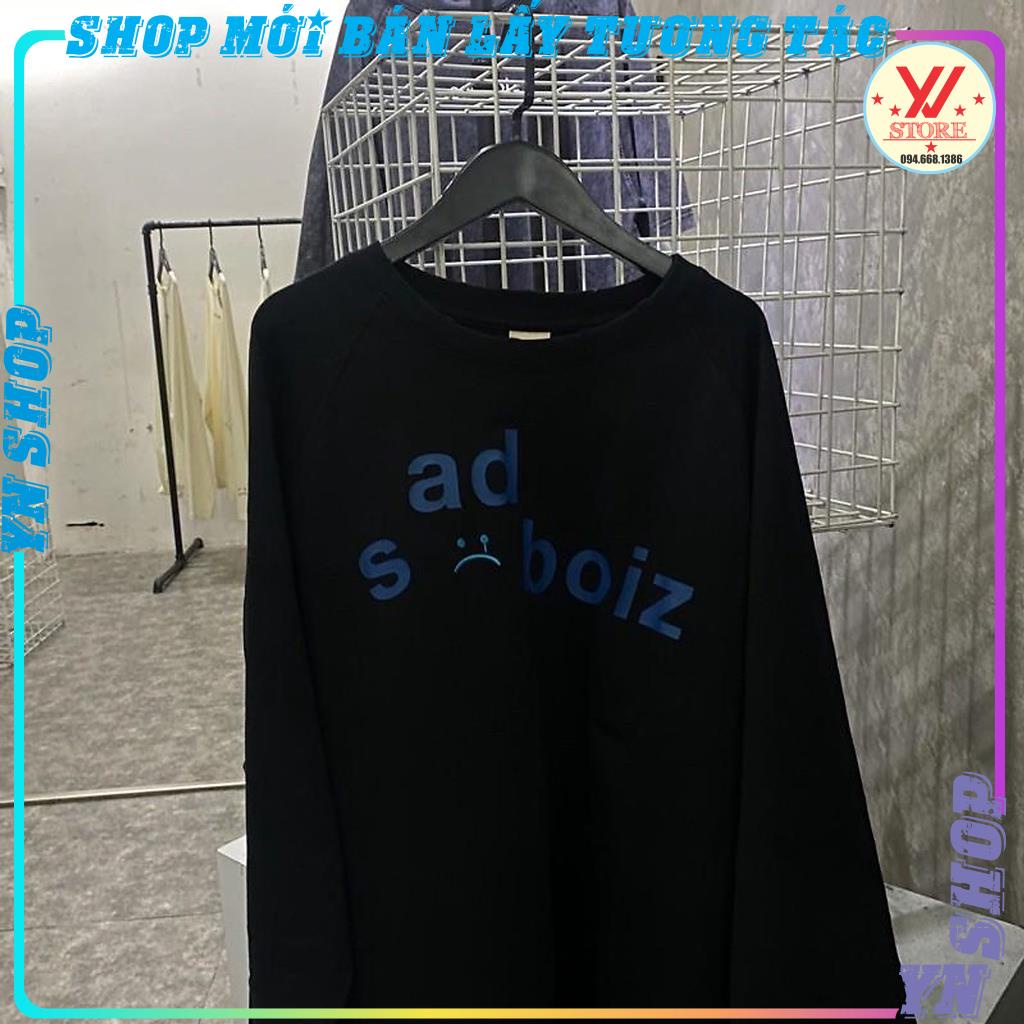 Áo thun tay dài sadboiz SIGNATURE chất cotton,Áo sadboiz  signature long sleeve  form rộng unisex