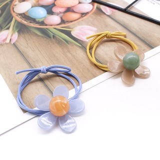 Dây cột tóc, buộc tóc hình bông hoa đá (BT 74)