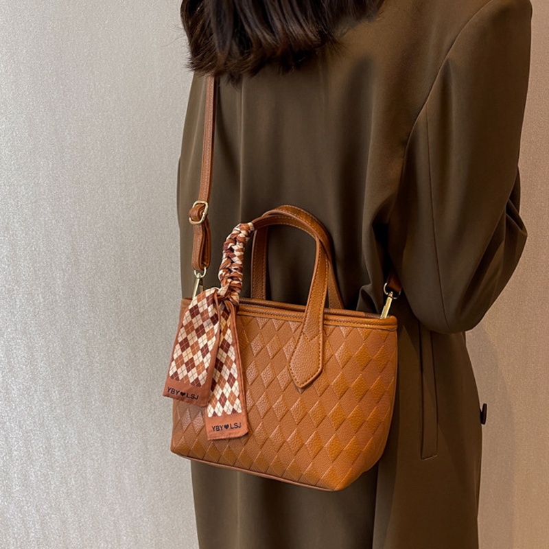 Túi Xách Màu Sắc Đơn Giản Phong Cách Phương Tây Cho Nữ