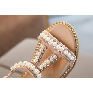 sandal bé gái size 21-30 cổ chun đính hạt