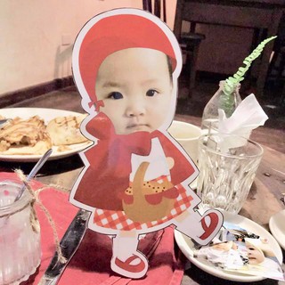 Chibi cho bé trăng trí sinh nhật