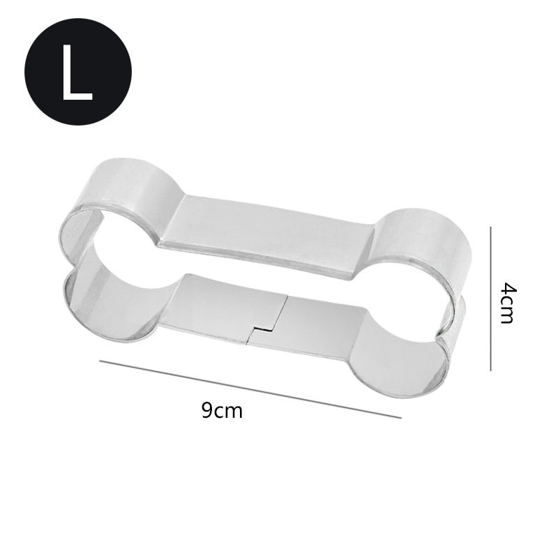 Khuôn Cắt Bánh Quy Hình Xương Động Vật Bằng Thép Không Gỉ