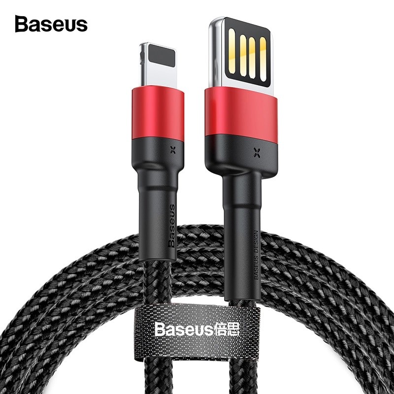 Dây Sạc Iphone Chính Hãng Baseus Cafule - Cáp Sạc iphone Sạc Nhanh 2.4A Hỗ Trợ Truyền Dữ Liệu Dài 1M/2M - BH 12 Tháng