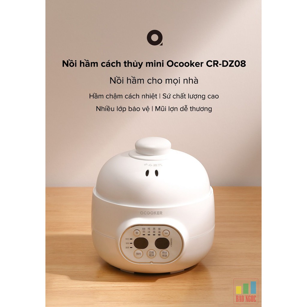 Nồi hầm cách thủy mini oCooker CR-DZ08