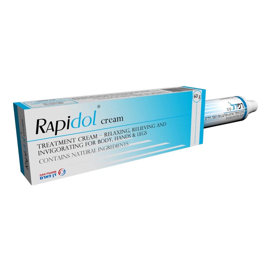 Kem bôi giảm đau nhức và viêm khớp RAPIDOL Dan pharm Tube 60g xuất xứ ISRAEL - POLIPHARM