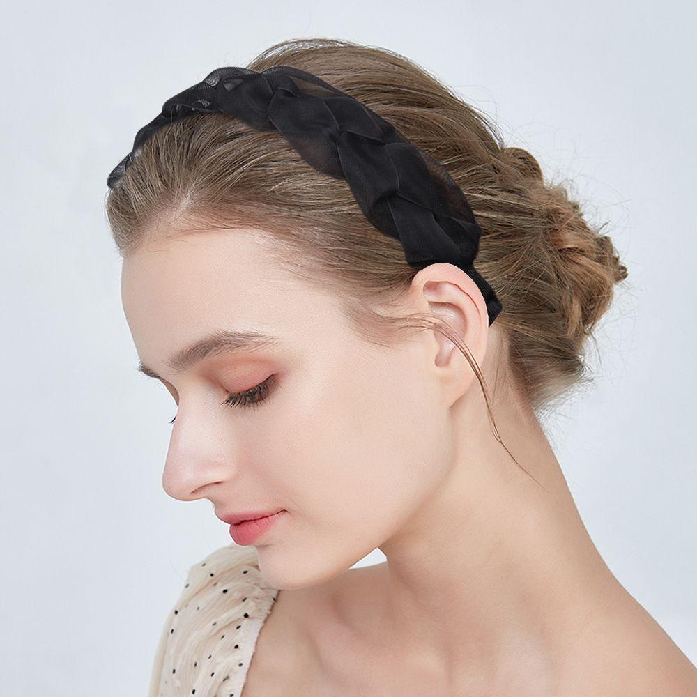 PINEVN Băng Đô Cài Tóc Phối Ren Hoa Phong Cách Vintage