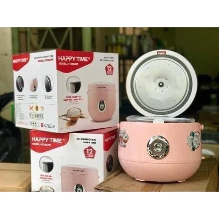 Nồi cơm điện happy tine.chính hãng sunhouse dung tích 1.8l. điện áp 220v-50hz.🔥✅🎁 NỔI CƠM 1,8 LÍT HAPPY TIME CỦA SUNHOUS