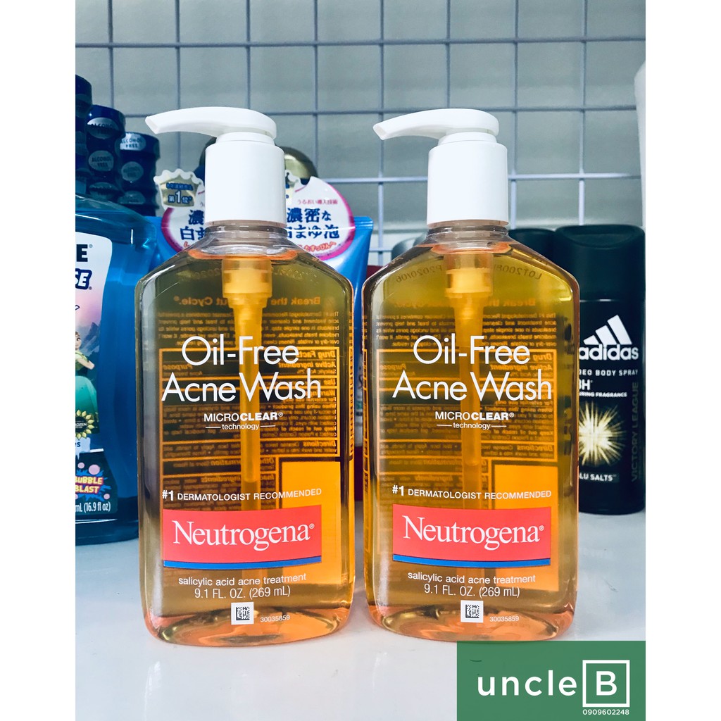 Sữa Rửa Mặt Dành Cho Da Mụn Neutrogena Oil-Free Acne Wash