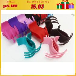 Kẹp Tóc Càng Cua Nhám Trơn - Nhỏ Gọn - Tiện Dụng - Phù Hợp Với Mái Tóc Dài - Combo 4 cái