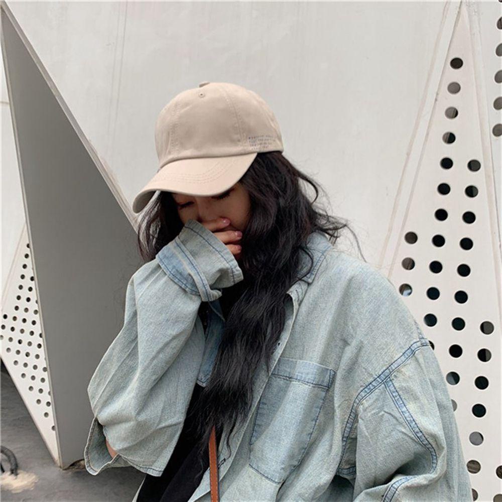 Mũ Lưỡi Trai Chất Liệu Cotton Phong Cách Hàn Quốc Thời Trang Cho Nam