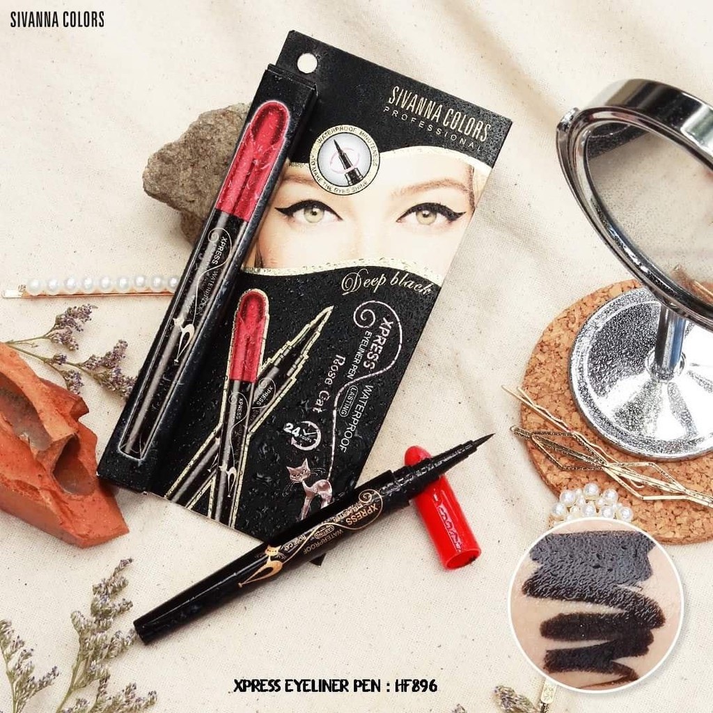 Kẻ mắt Sivanna Xpress Eyeliner Rose Cat Pen HF896