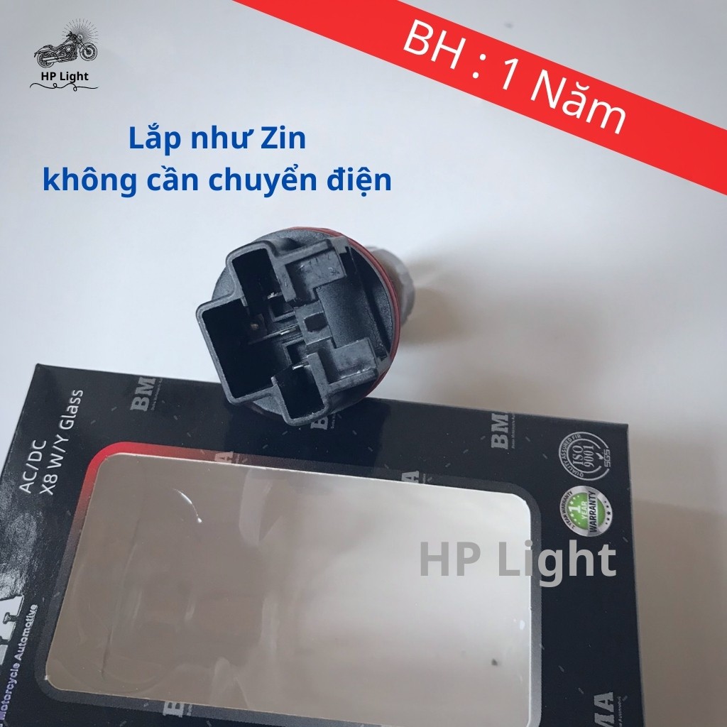 Đèn Pha Led Chân Hs5 Chính Hãng BMA Siêu Sáng Xe Airblade 2011 AB 2011 MẬP, PCX 2011, Lead 2011