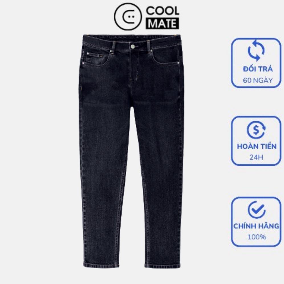 Quần Jeans nam Coolmate Basic Slim V2 không bo ống *