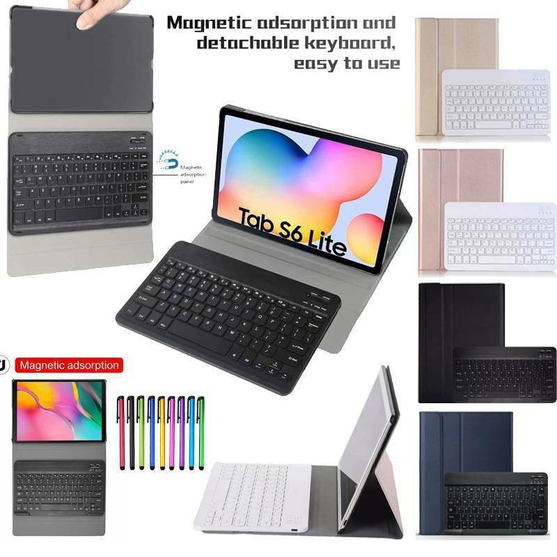 Bao da kèm bàn phím Sam Sung Tab S6 Lite 10.4” SM- P610/P615 hiệu Smart Keyboard Case bền đẹp