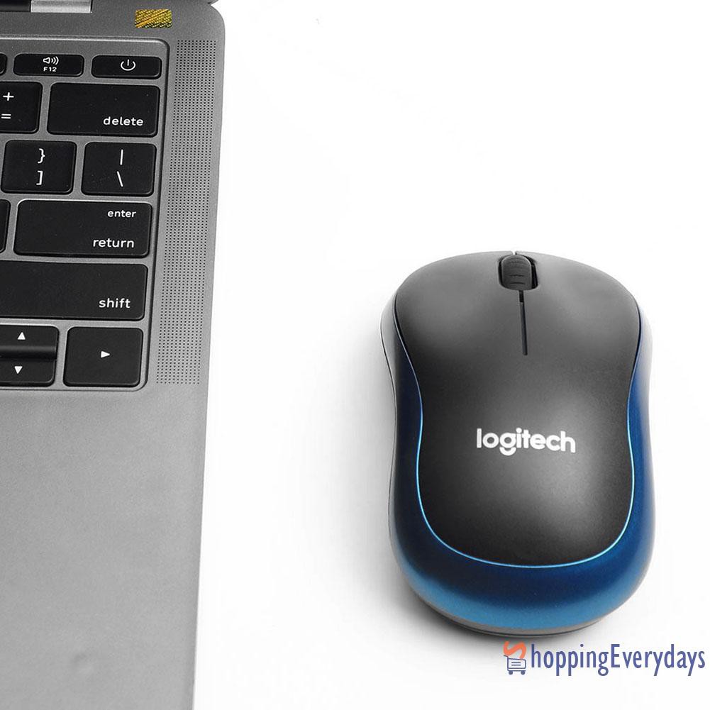 SV Chuột Quang Không Dây Logitech M185 2.4 Ghz 1000dpi 3 Nút Bấm