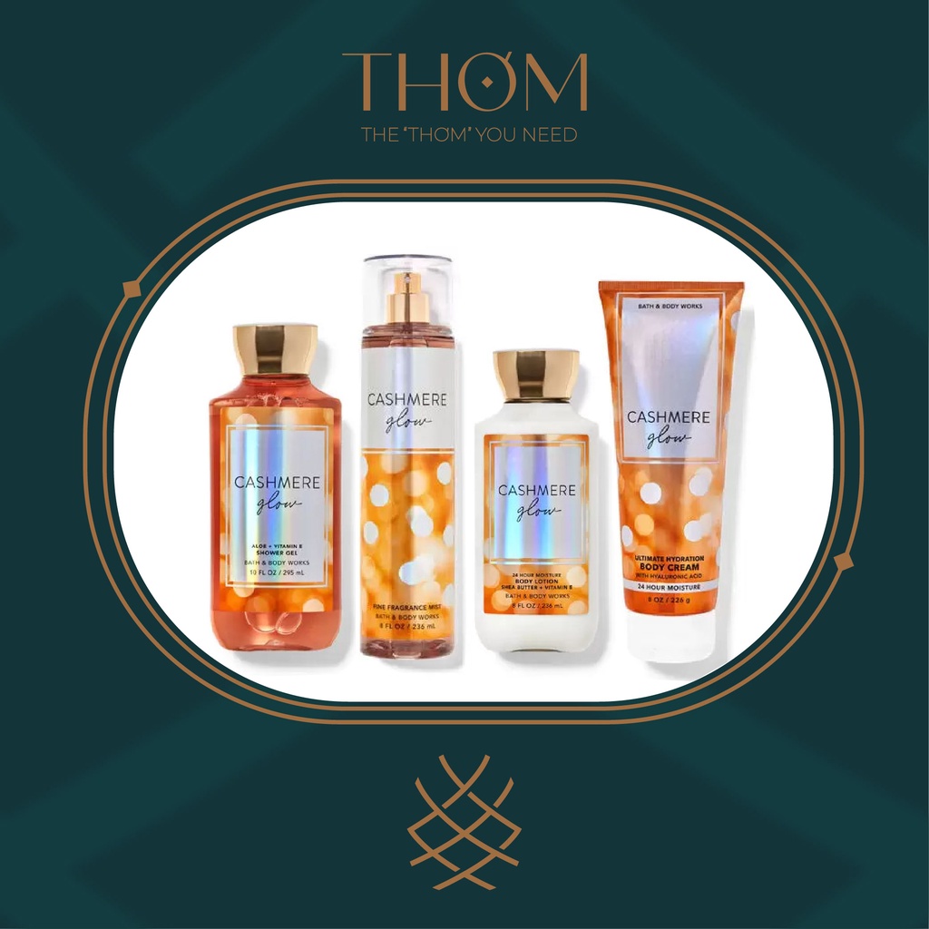 CASHMERE GLOW | SẢN PHẨM TẮM DƯỠNG XỊT THƠM TOÀN THÂN BATH & BODY WORKS