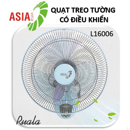 [Mã 159ELSALE hoàn 7% đơn 300K] Quạt Treo Có Điều Khiển ASIA VINA L16006