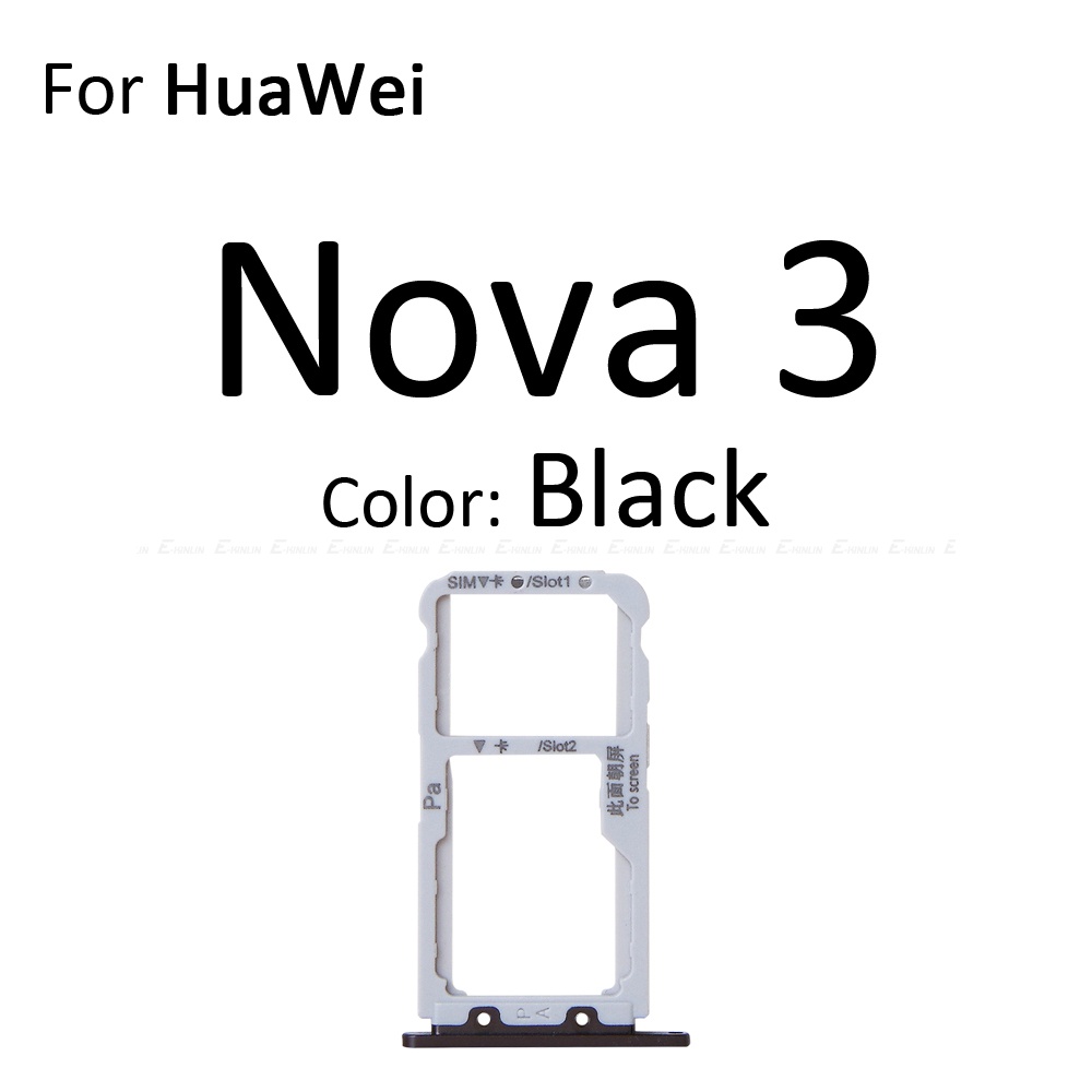 Khay Đựng Thẻ Sim Điện Thoại Thay Thế Chuyên Dụng Cho HuaWei Nova 5i 5 4 3 Micro SD