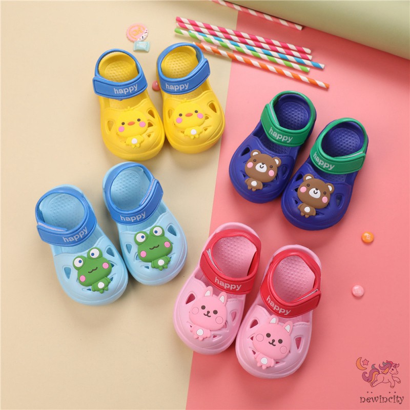 Giày sandal đế mềm chống trượt họa tiết hoạt hình phong cách Hàn Quốc thời trang cho trẻ