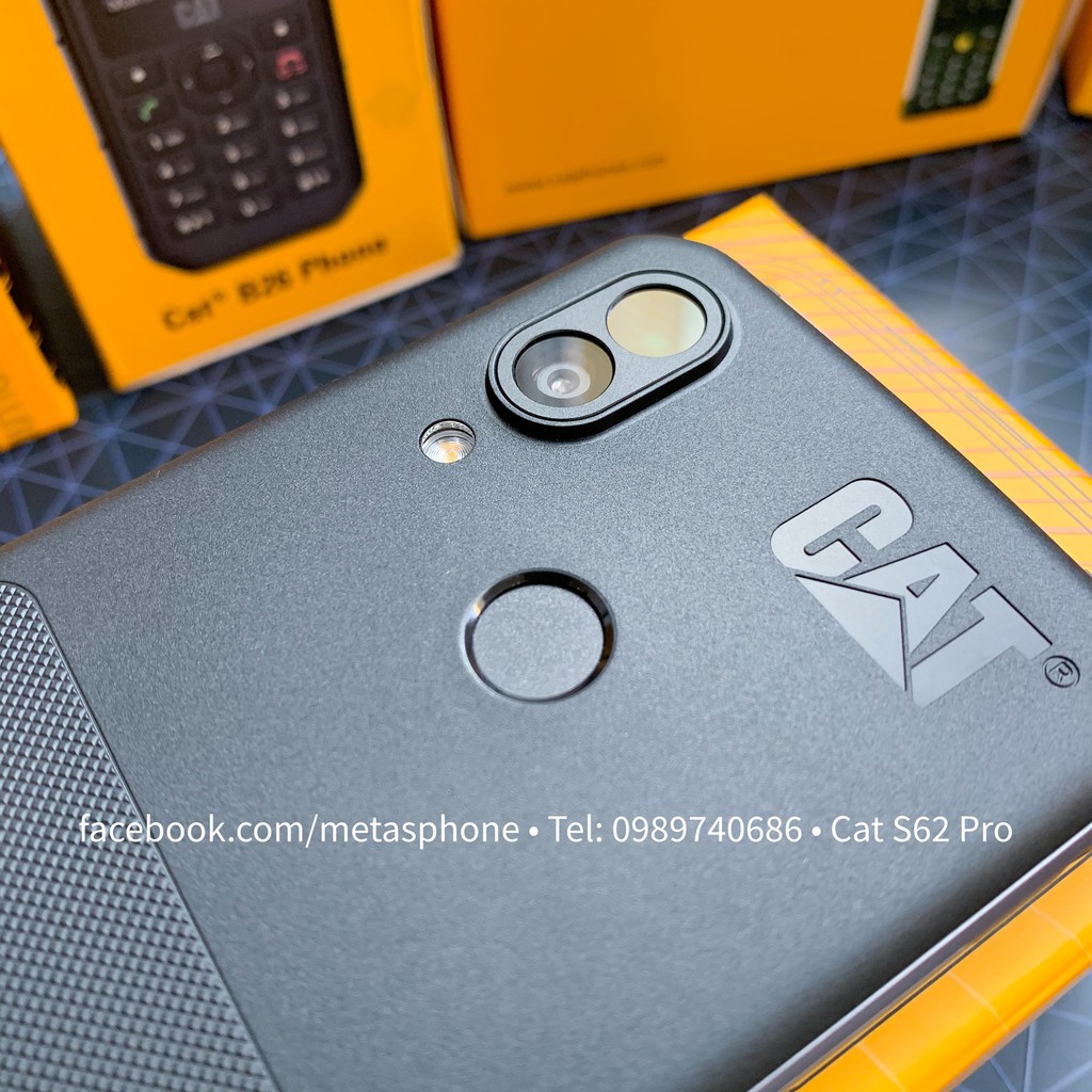Điện thoại siêu bền Caterpillar CAT S62 Pro, hai sim.