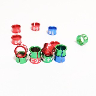 10 chiếc lovebirds Vòng chân mở 4mm / 5mm / 6mm / 7mm / 8mm dành cho chim châu Phi Chim tình yêu & Cockatails Vòng chân Budgerigar, Vòng chân chim nhận dạng chuyến bay huấn luyện vòng chân