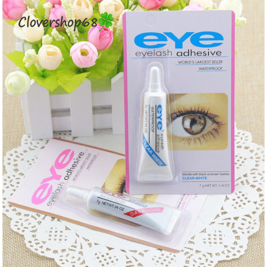 Keo Dán Mi Trong Suốt, Keo Dán Kim Tuyến Gilter Make Up Eyelash Adhesive   Clovershop68