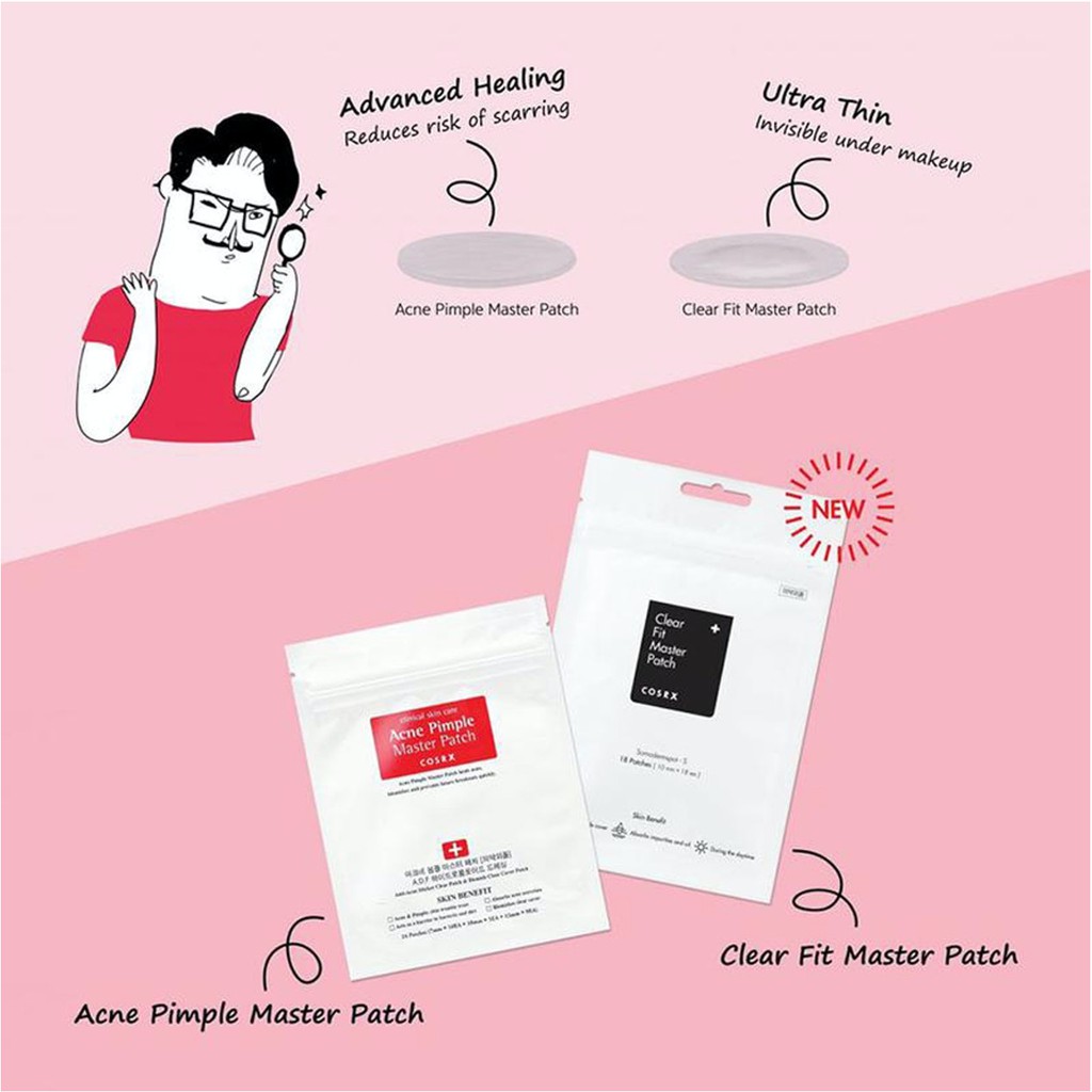 Miếng Dán Mụn, Che Phủ Nốt Mụn COSRX Acne Pimple Master Patch (Gồm 24 miếng dán)