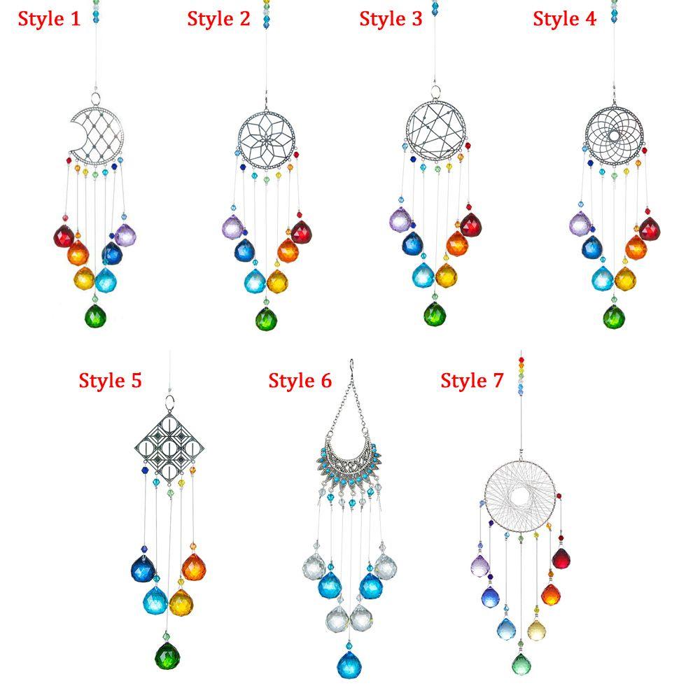 Chuông Gió Cầu Vồng Treo Trang Trí Nhà Cửa / Xe Hơi