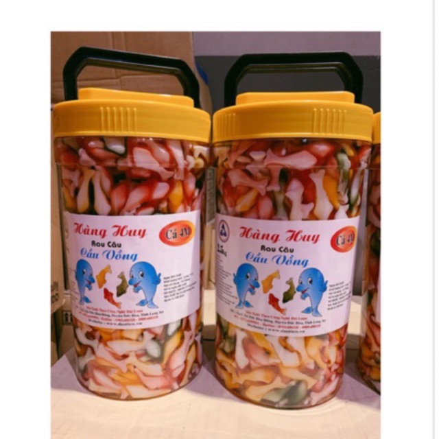 THẠCH CON CÁ - hộp 2kg