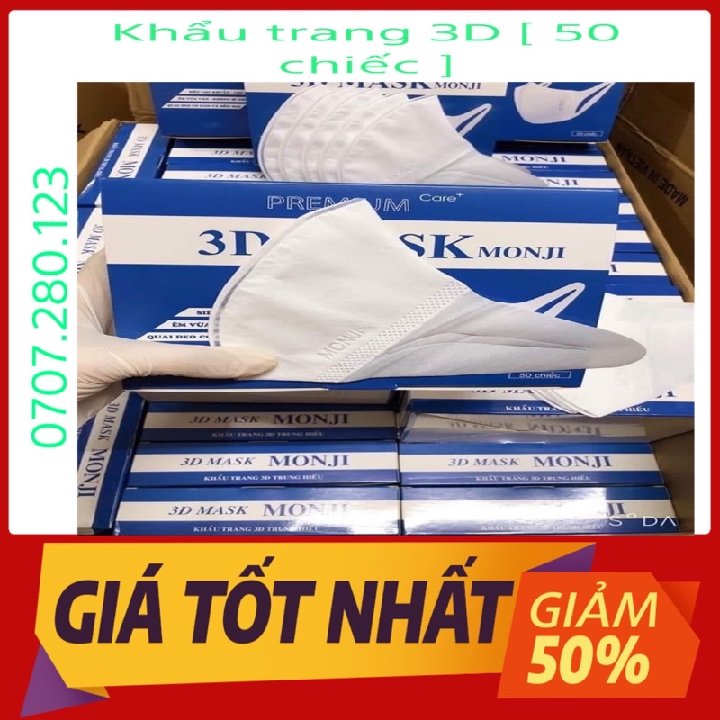 Khẩu trang 3D Monji