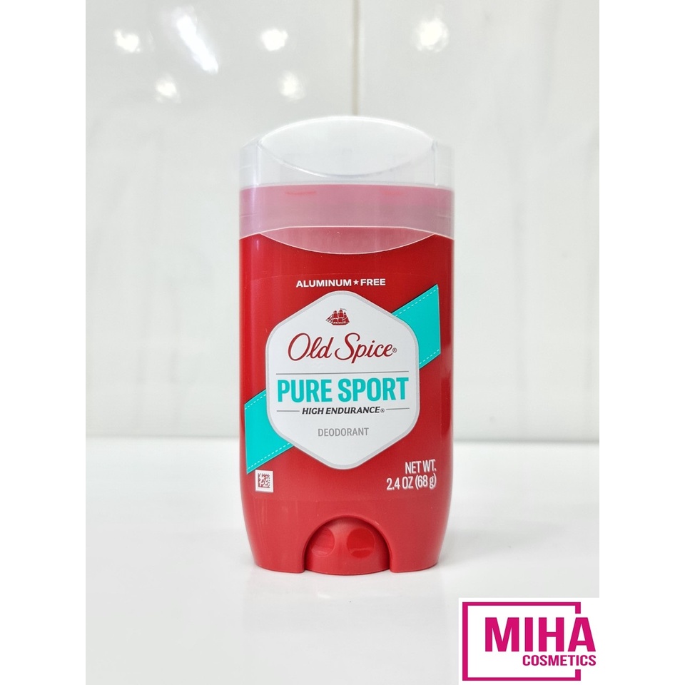 Lăn Sáp Xanh Khử Mùi Nam Old Spice Pure Sport 68g Mỹ