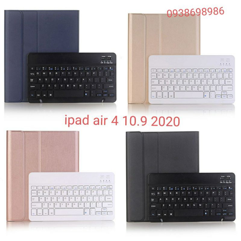 [sẻ=sỉ] Bao da iPad kèm bàn phím Bluetooth cho ipad air4 10.9 2020 / air 4 2020