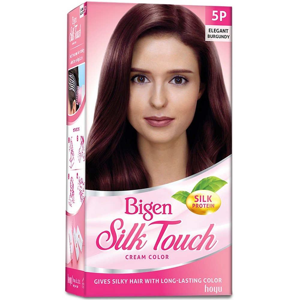 Thuốc Nhuộm Tóc 5P Đỏ rượu vang Bigen Silk Touch Cream Color BST Chính Hãng. vov cung cấp và bảo trợ.