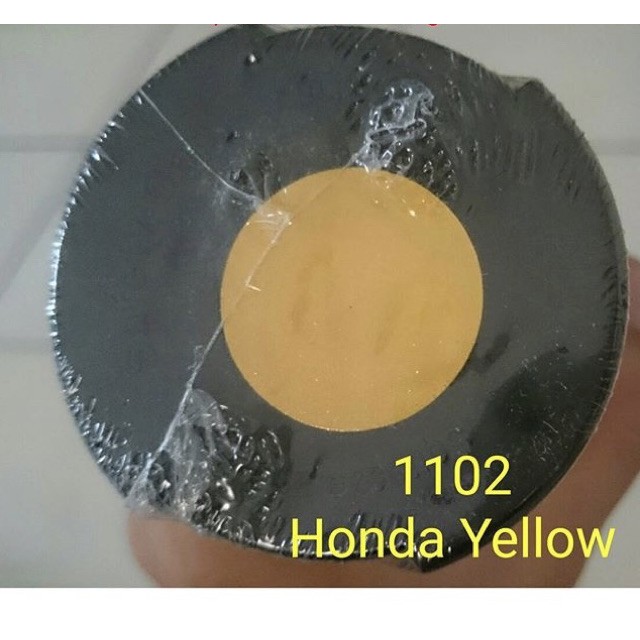 1102 _ Chai sơn xịt sơn xe máy Samurai 1102 màu vàng ánh kim tuyến Honda _ Yellow honda _shop uy tín, giao hàng nhanh