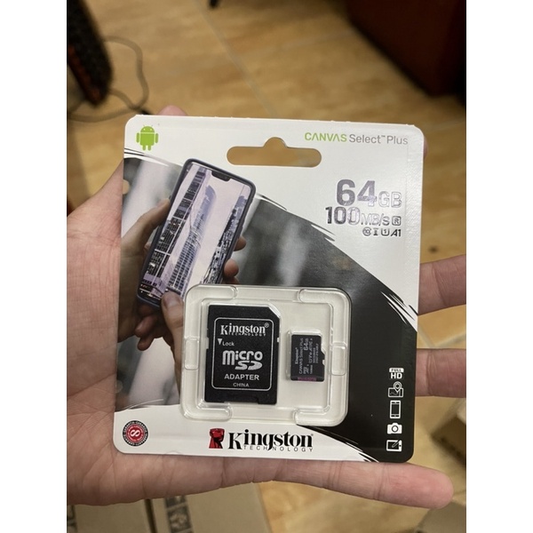 Thẻ nhớ chuyên dụng cho CAMERA WIFI, MicroSD Kingston 32GB Class 10 Chính hãng - Bảo hành 5 Năm