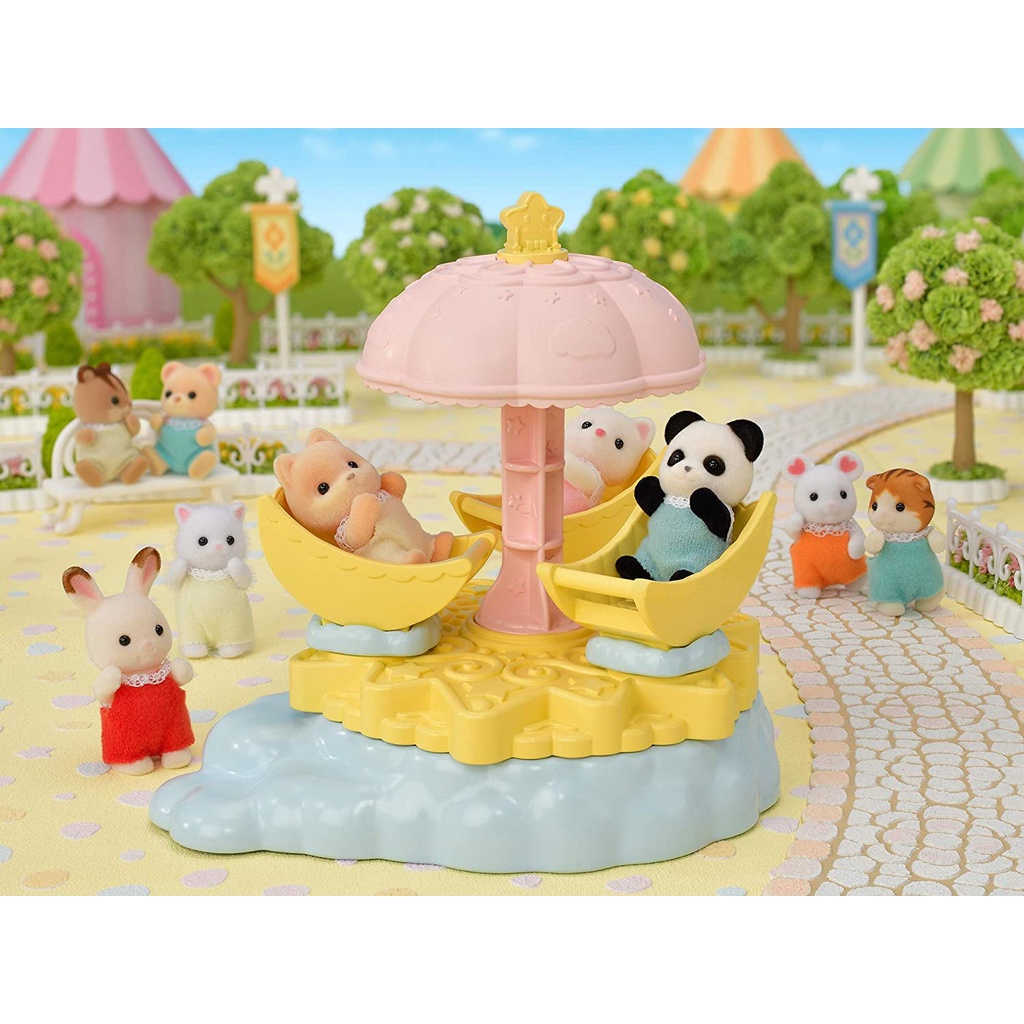 Sylvanian Families Vòng Xoay Tuổi Thơ Của Bé Baby Star Carousel