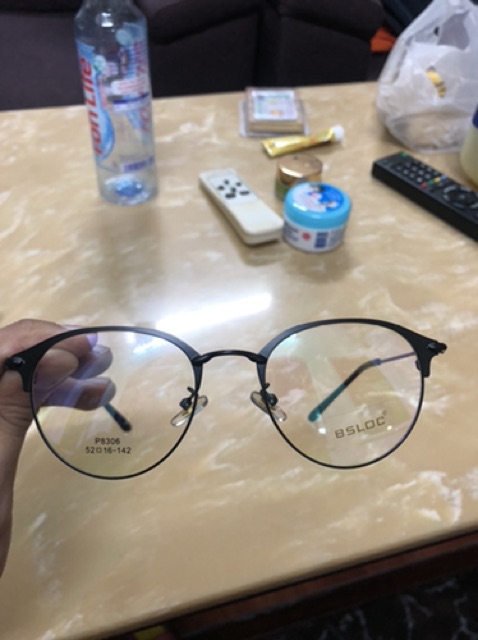 gọng kính cận kim loại dáng bầu unisex | BigBuy360 - bigbuy360.vn