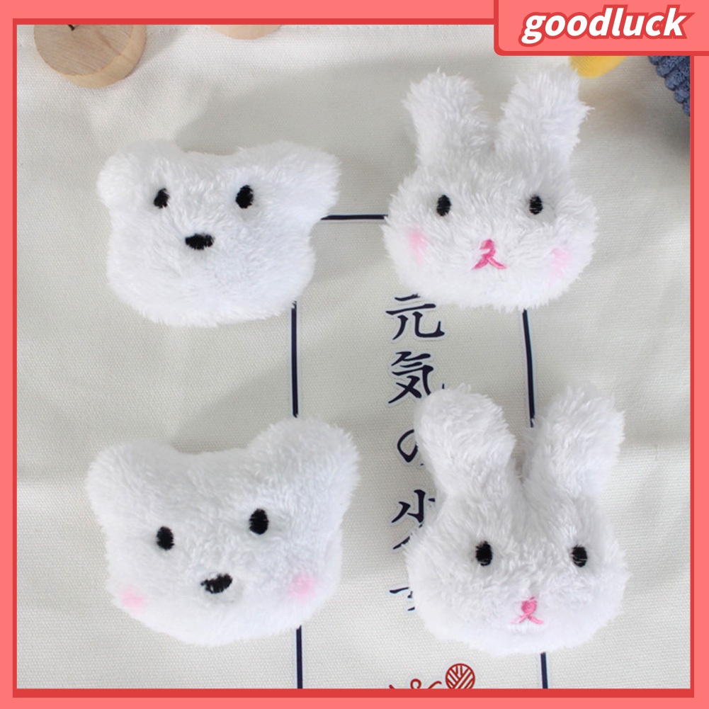 ps/Lovely Rabbit Bear Plush Doll Brooch Pin Bag Decoration Jacket Lapel Accessory
