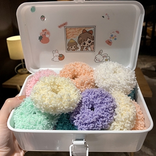 Dây Cột Tóc Co Giãn Màu Dạ Quang Phong Cách Hàn Quốc