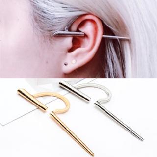 Khuyên kẹp vành tai hình chữ C đơn giản cá tính