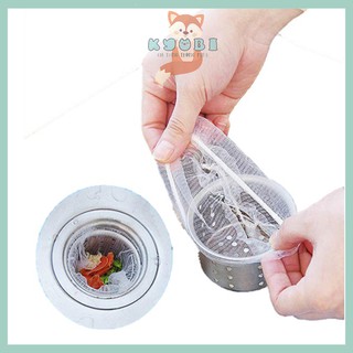 Combo 100 Túi Lọc Rác Bồn Rửa Chén Bát Tiện Lợi Sạch Sẽ