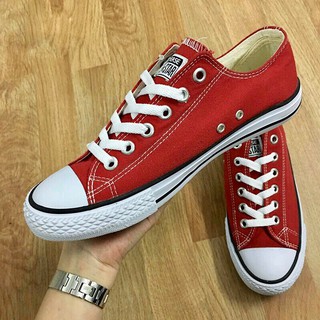 Giày thể thao 𝐜𝐥𝐚𝐬𝐬𝐢𝐜 đỏ cổ thấp