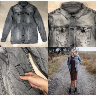 Khoác jacket denim xuất dư