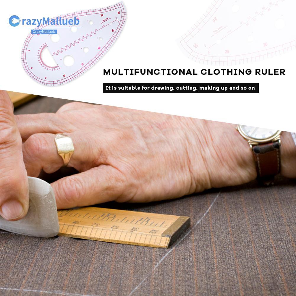 Crazymallueb❤French Curve Metric Sewing Ruler Plastic Tailor Dressmaking Pattern Making Tools❤New