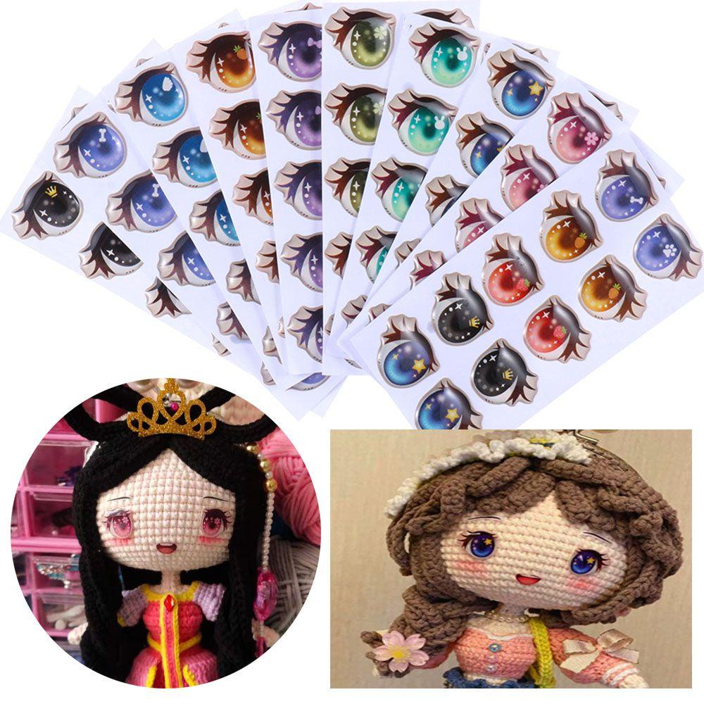 CLEVER Set 10 Cặp Miếng Dán Hình Trái Tim Dễ Thương Chất Lượng Cao Cho Búp Bê